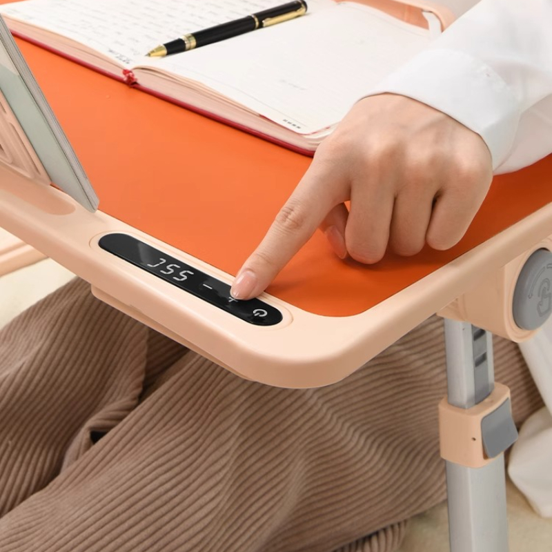 調節可能なラップトップスタンドライザー、加熱キーボードトレイ - Desk Setup L Shaped のレビューと価格
