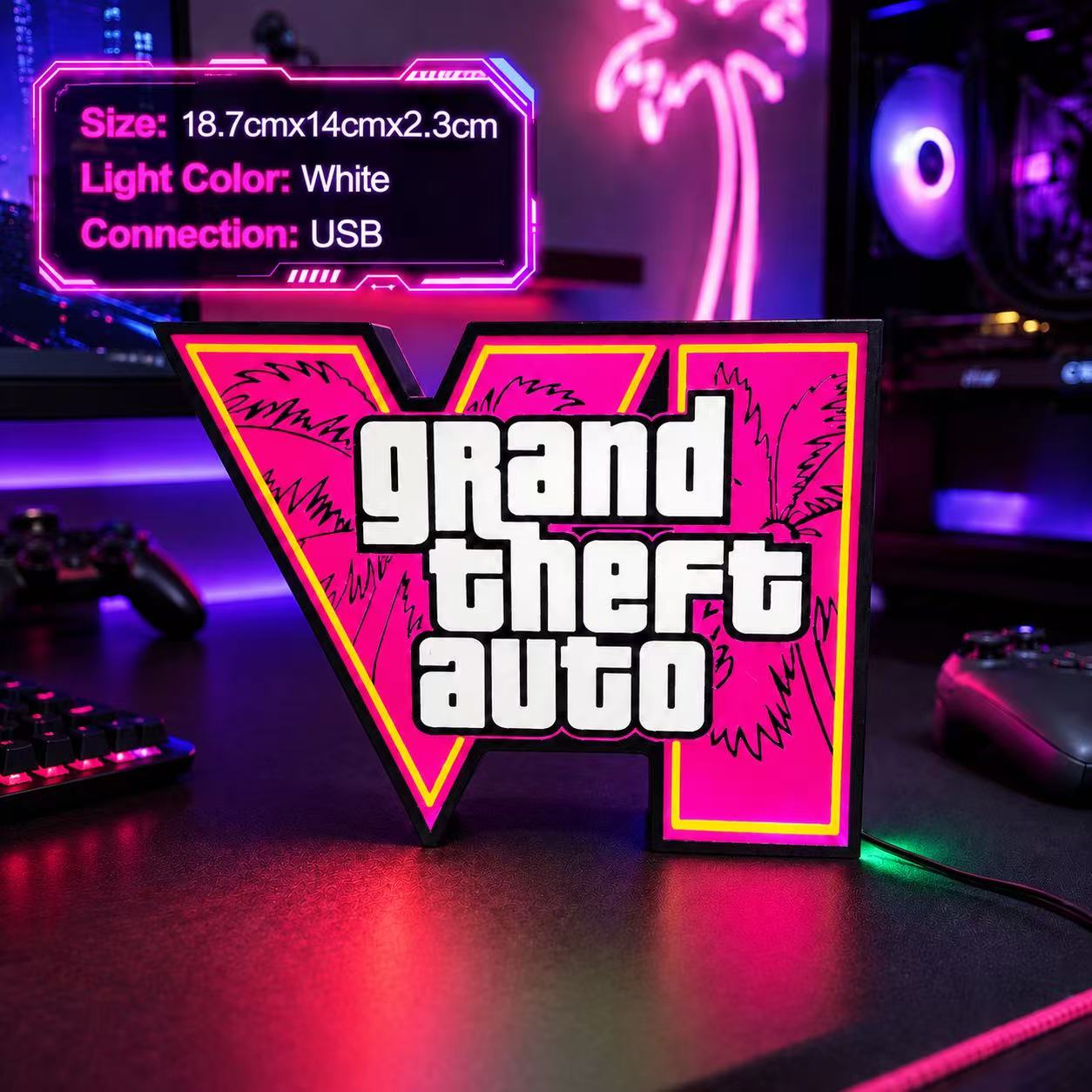 2026年最新版GTA 6 Horizonアンビエントライト - Desk Setup Lamp のレビューと価格