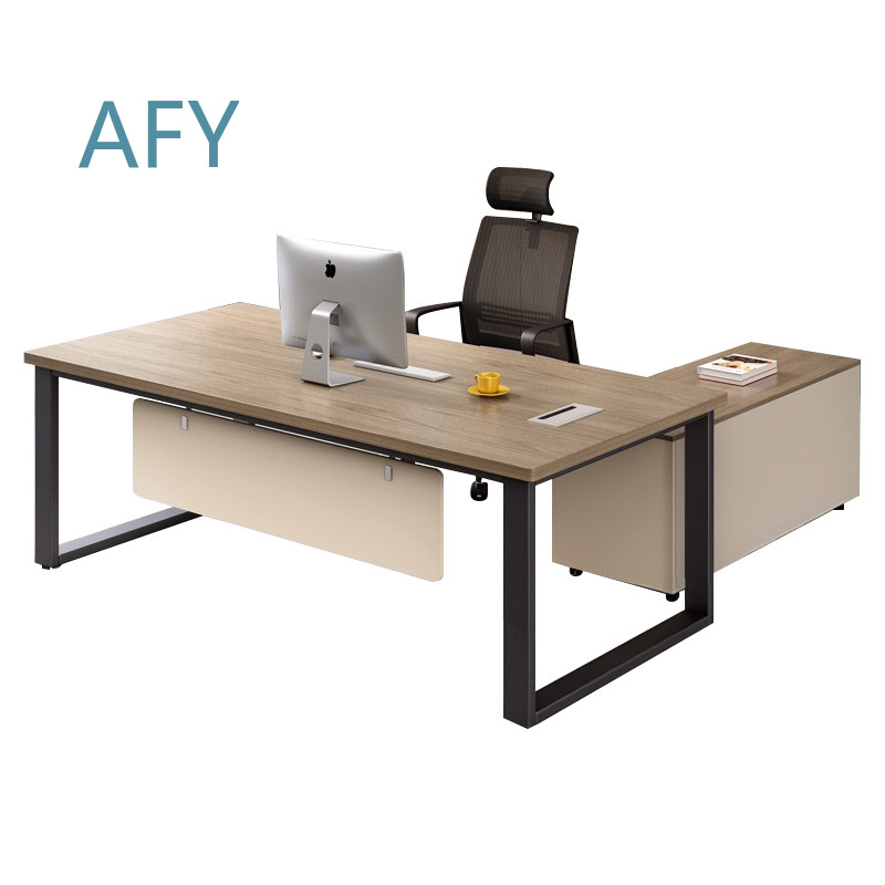 エグゼクティブデスクセット（オフィスワークステーション用、人 - Desk Setup L Shaped のレビューと価格