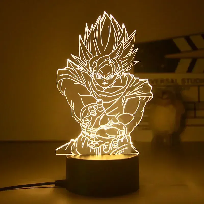 ドラゴンボールZ 超サイヤ人 ベジータ 悟空 ジレン ブロリ - Desk Setup Lamp のレビューと価格