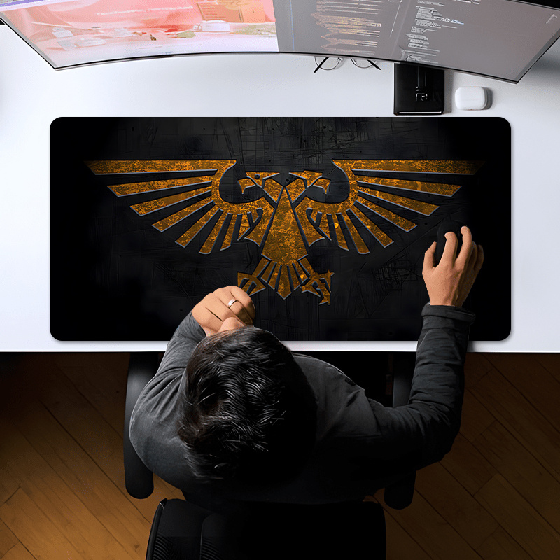 快適ゲーミングマウスパッド、耐久性のあるデスクマット、布製表 - Desk Setup Pc And Laptop のレビューと価格