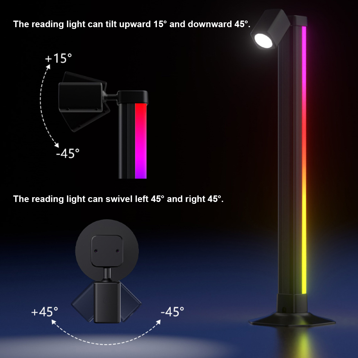 スマートライトバー LED RGB 音楽同期 アプリ制御 U - Desk Setup With Tv のレビューと価格