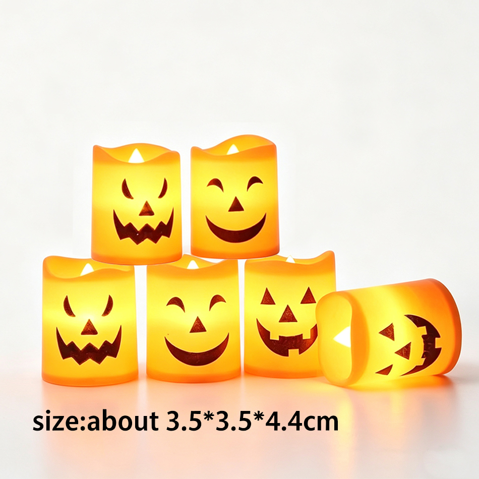 LEDかぼちゃランプ、暖色系の光、ハロウィーンのテーブルデコ - Desk Setup Lamp のレビューと価格